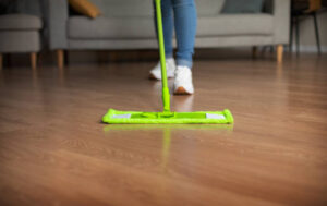Vinyl Floor Cleaning