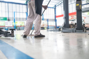 Floor polishing in Karaikudi